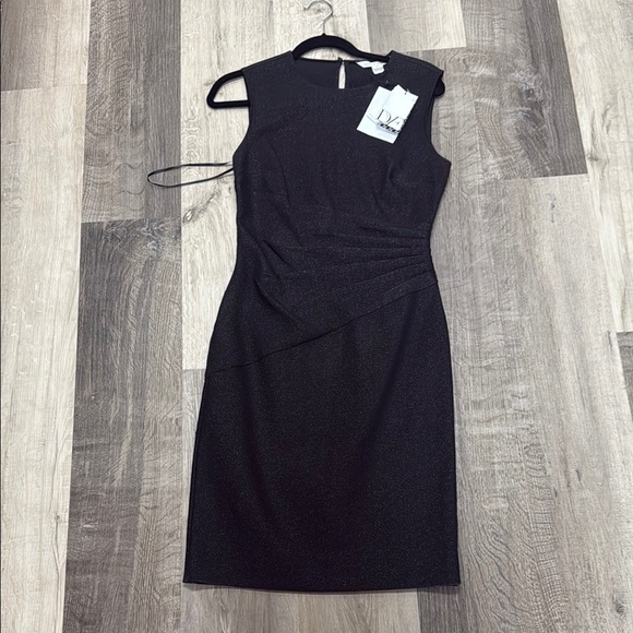 ❄️Diane Von Furstenberg Black shimmer dress - Picture 2 of 6
